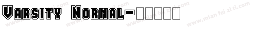 Varsity Normal字体转换
